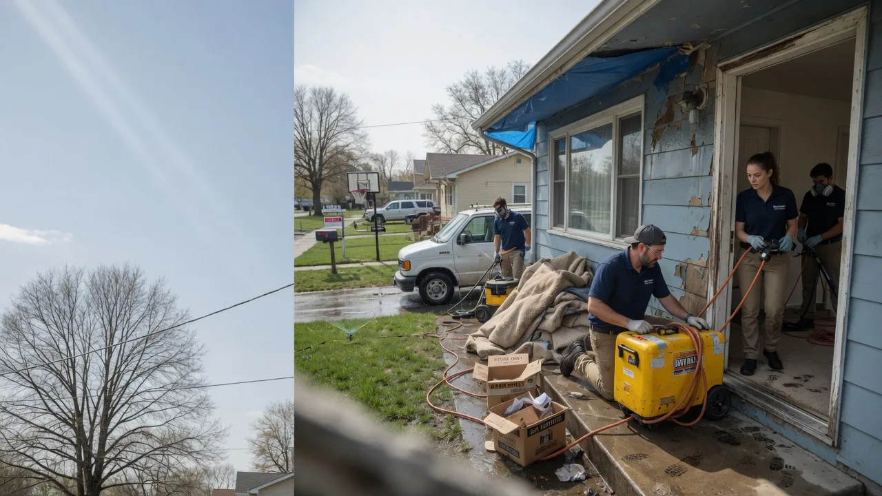 Basement Flood Cleanup in Hopedale, IL near me